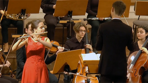 W.A. Mozart - Flute Concerto in D major KV 314 mov. I, II